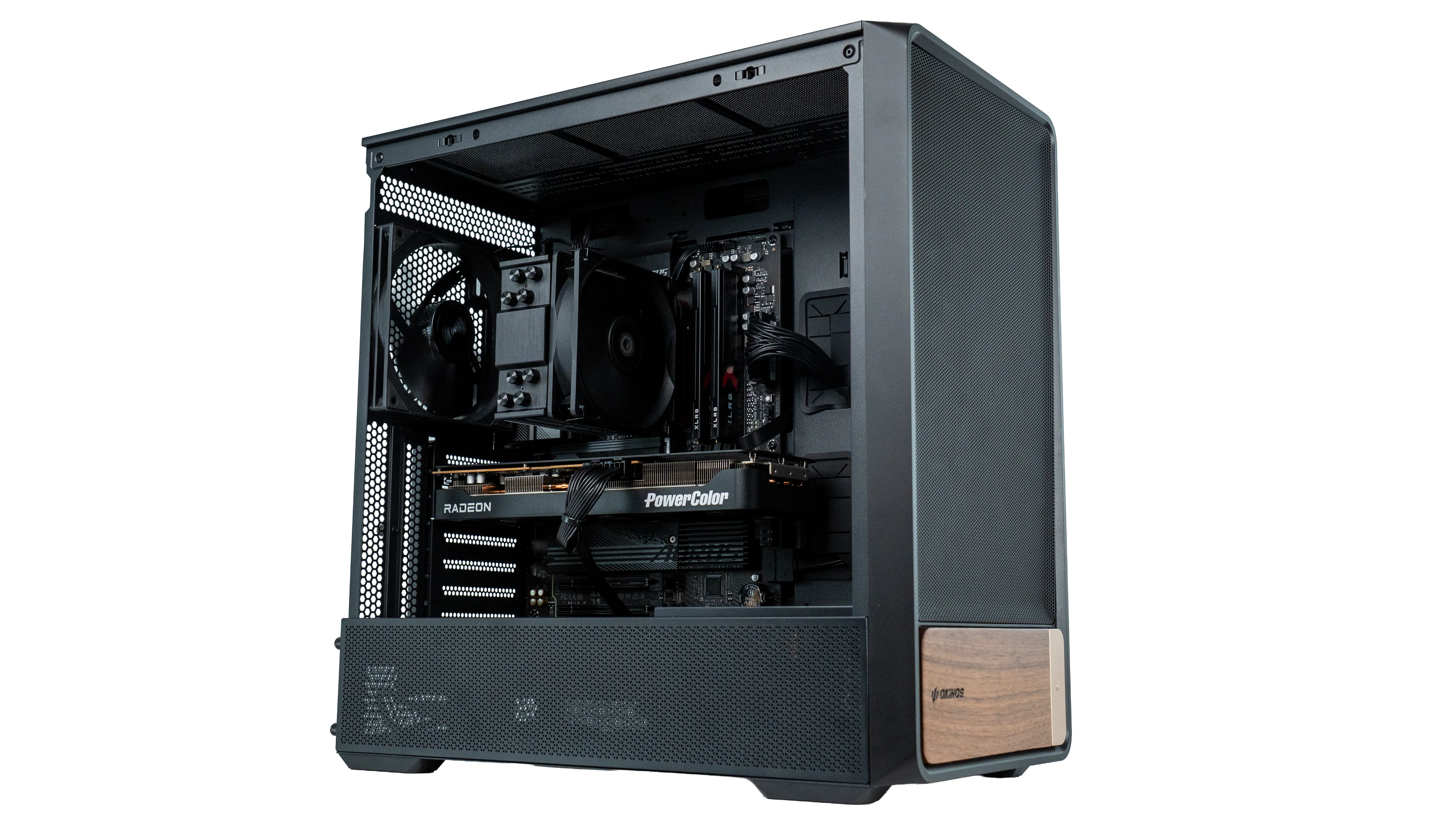 Black/Wood Mid Range Gaming PC