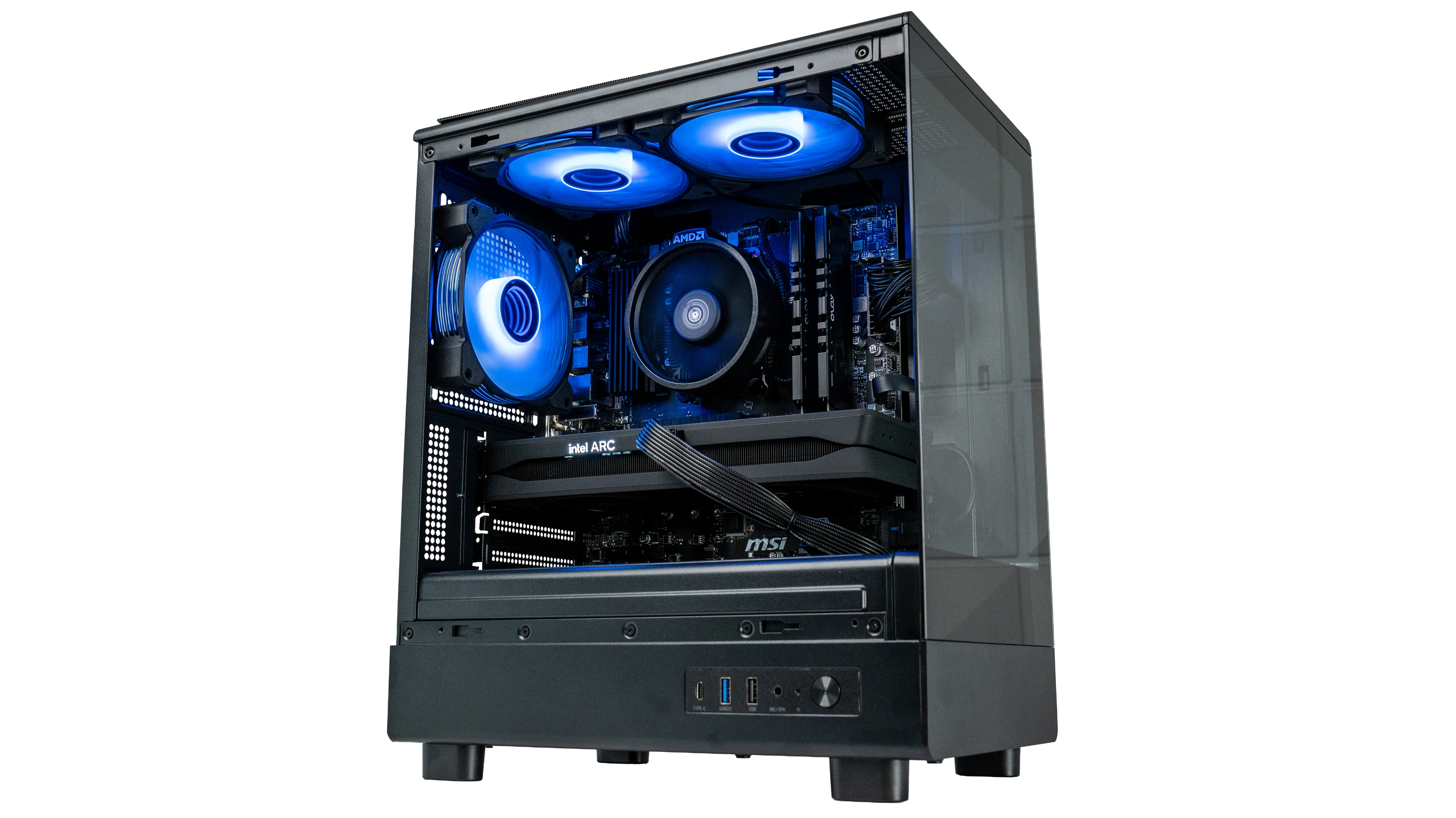 Entry Level Black/RGB Gaming PC