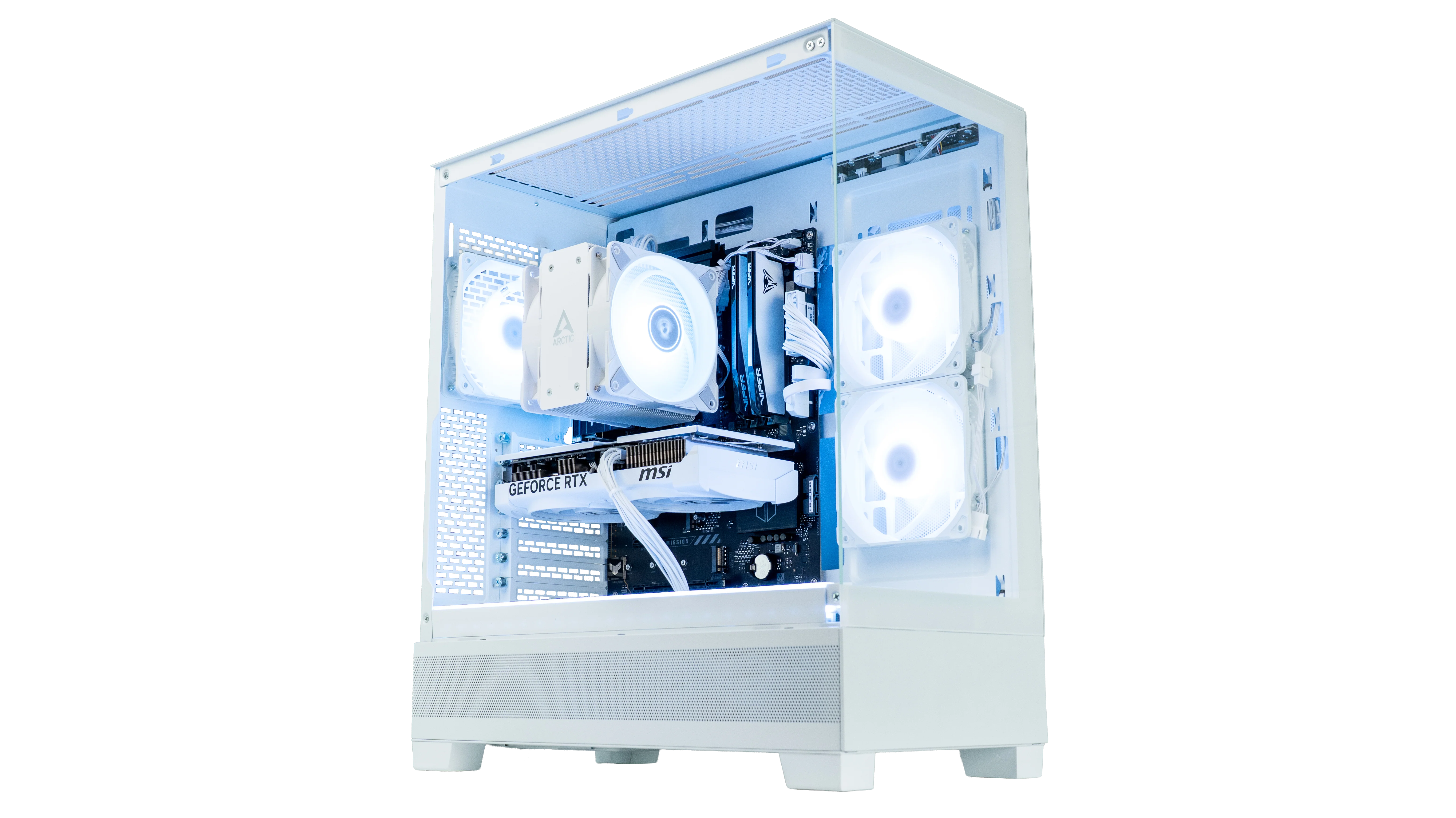 Mid Range All White Gaming PC